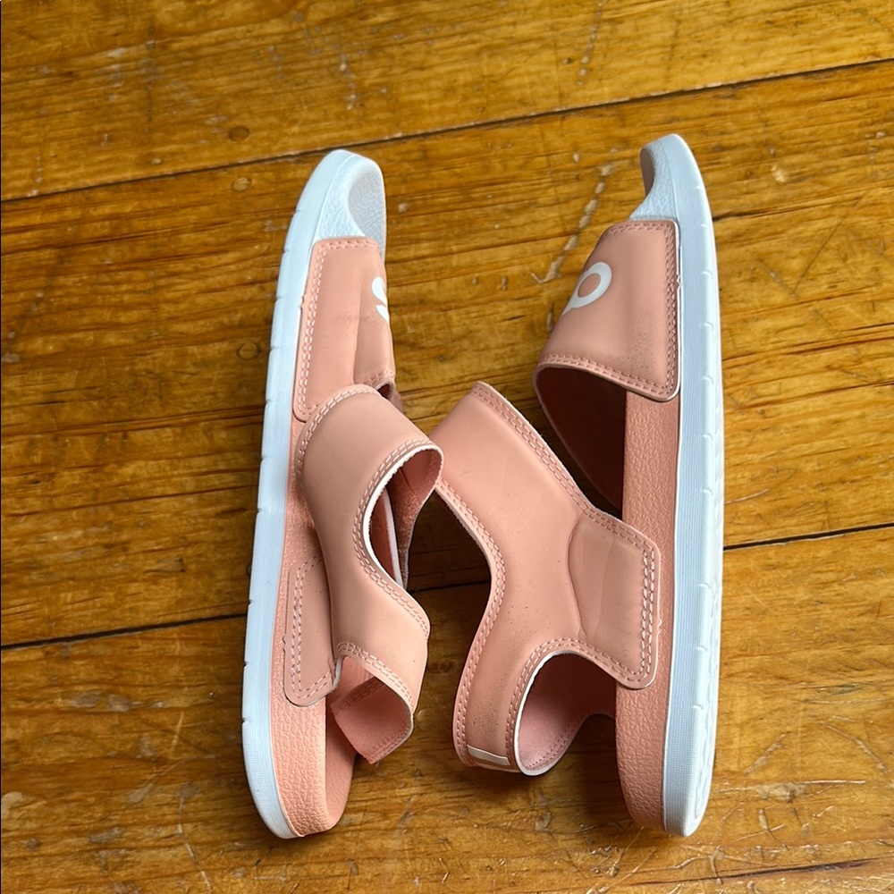 Adidas Women's Pink Neoprene Slides - Picture 6 of 6